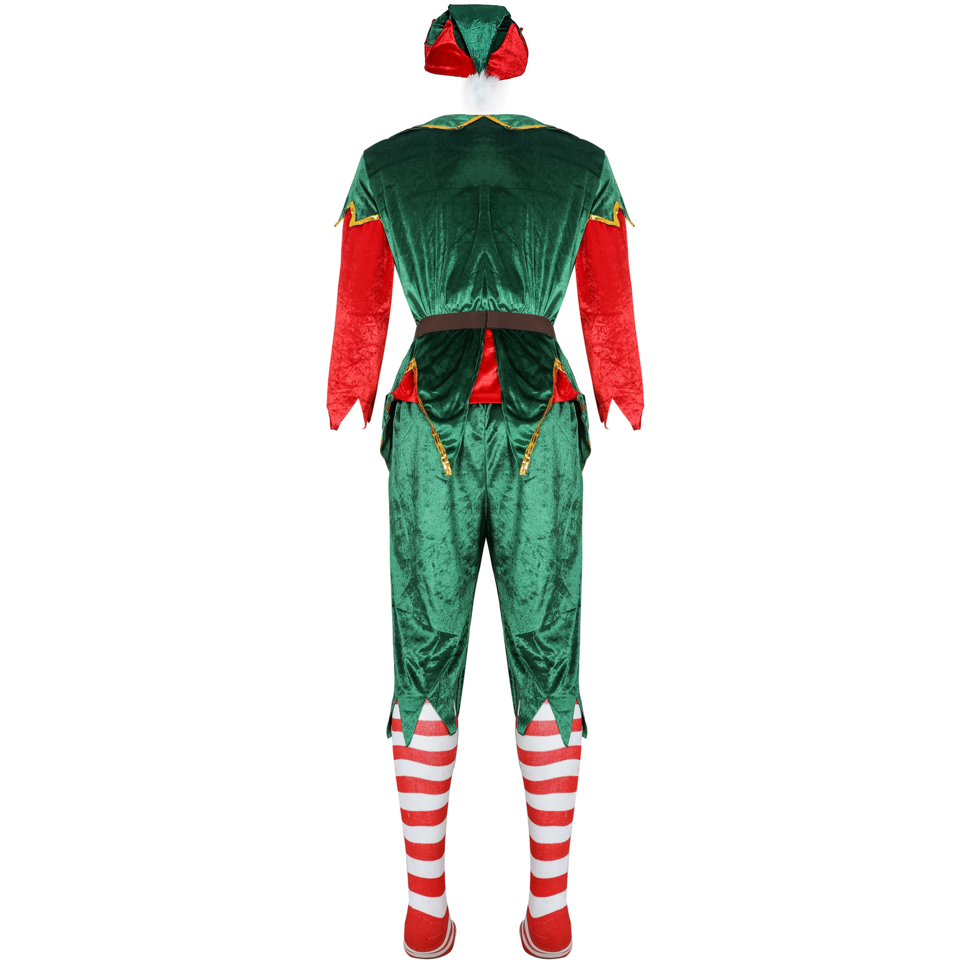 FC156 MENS DELUXE HOLIDAY ELF COSTUME